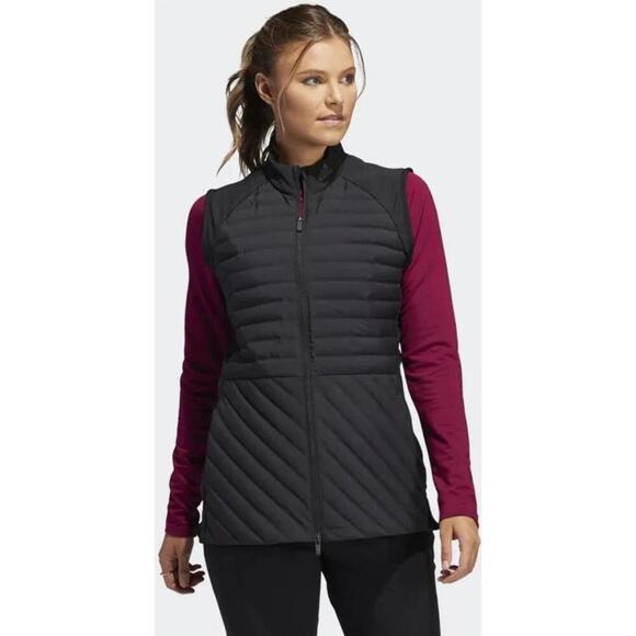 adidas Jackets & Blazers - NWT Adidas Women’s Frostguard Vest Duck Down Puffer Insulated Warm Golf Black XS